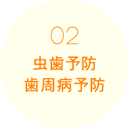 虫歯予防、歯周病予防